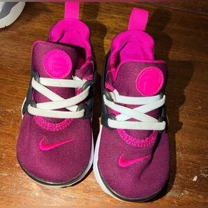 Nike Little Presto TD 'Sangria Pink Prime' Sneaker Toddler 6C Shoe 844767-601